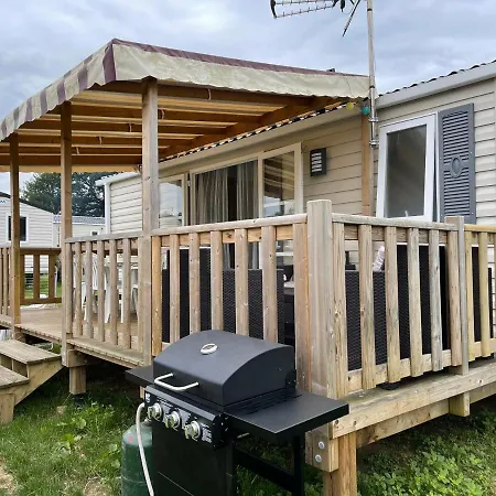 Mobil-Home 4 étoiles avec piscine proche de Blois Onzain Exterior foto