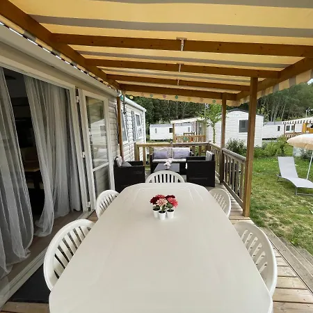 Mobil-Home 4 étoiles avec piscine proche de Blois Onzain Exterior foto