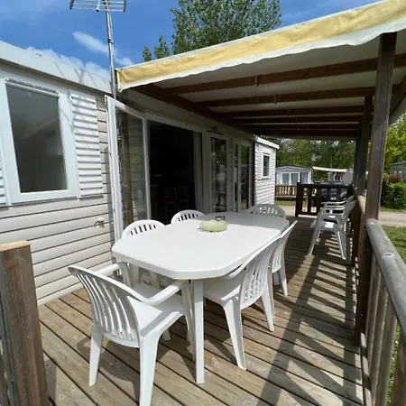 Mobil-Home 4 étoiles avec piscine proche de Blois Onzain Exterior foto
