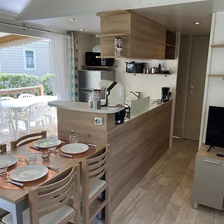 Mobil-Home 4 étoiles avec piscine proche de Blois Onzain Exterior foto